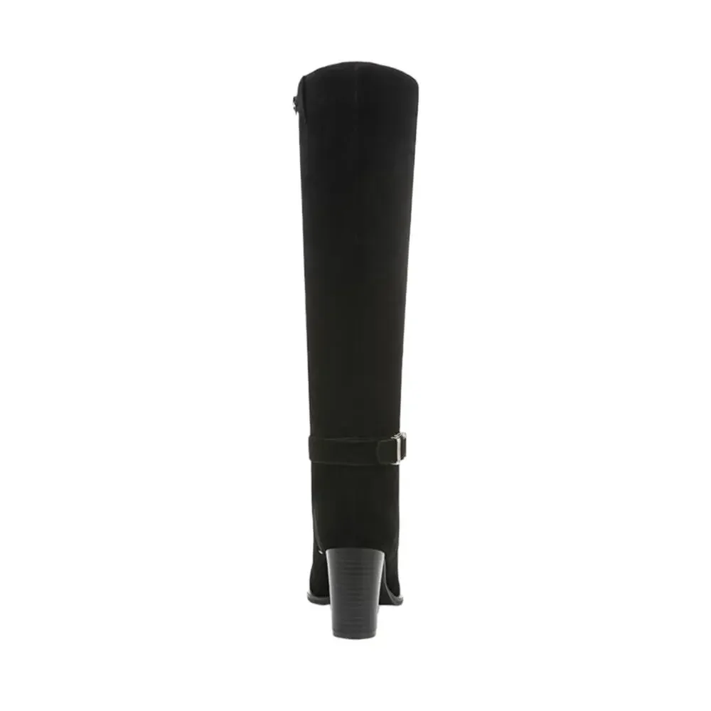 Giani Bernini Women's Lennoxx Memory Foam Tall Heeled Boots Black Size 5 1/2 - Picture 3 of 3